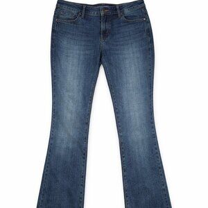 New Venezia Blue Jeans 18 Long Mid Rise Bootcut Lane Bryant Outlet Denim Pants